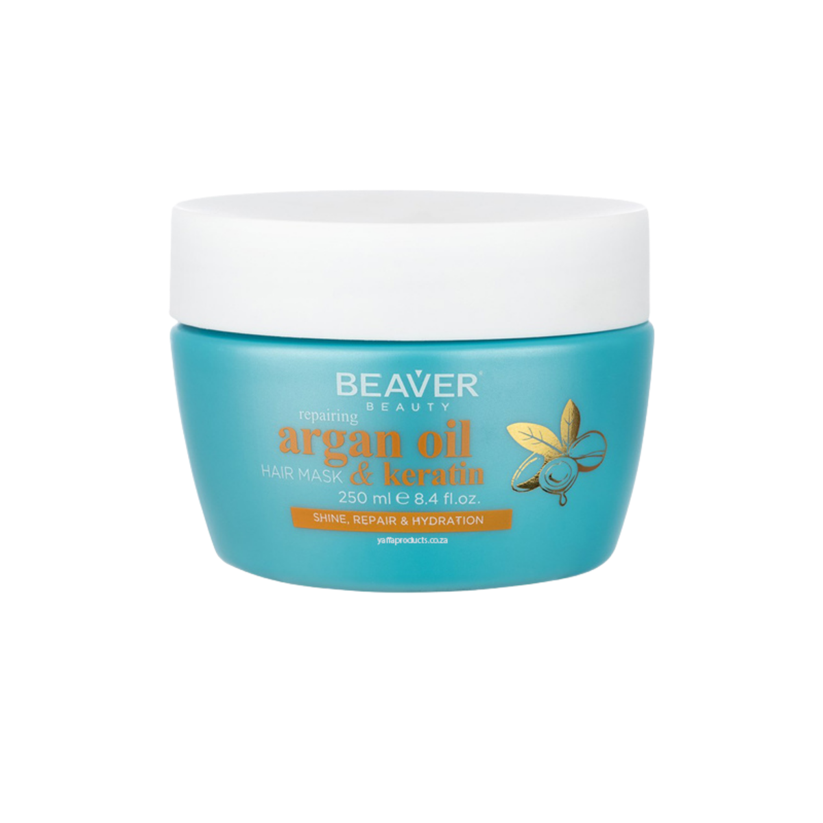 Beaver Professional Argan Oil & Keratin Hair Mask 250ml | Deep Conditioning Treatment