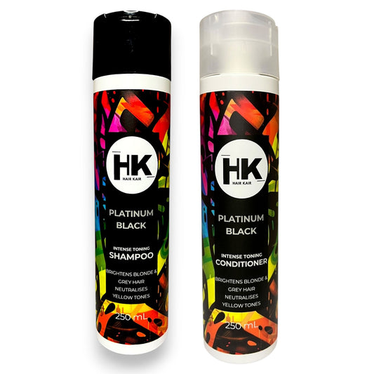 HK Platinum Black Duo 250ml Shampoo and Conditioner