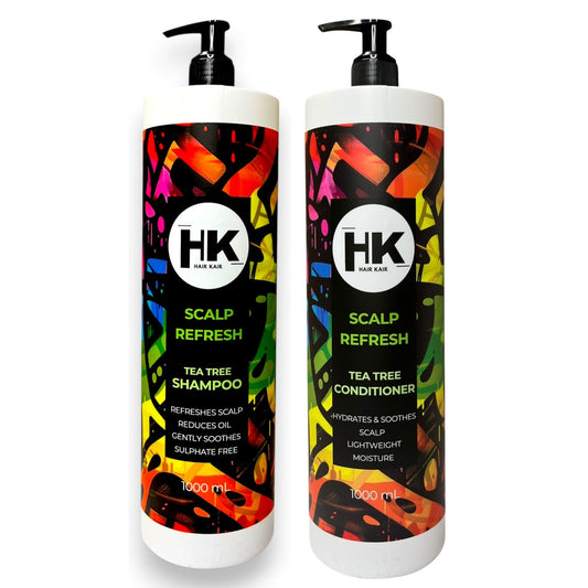 HK Scalp Refresh Tea Tree Shampoo & Conditioner 1000ml Duo - Sulphate Free