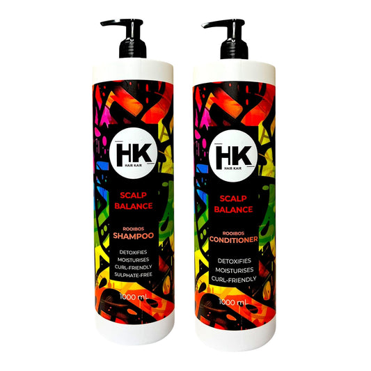 HK Rooibos Shampoo & Conditioner 1l Combo - Scalp Balance & Moisture