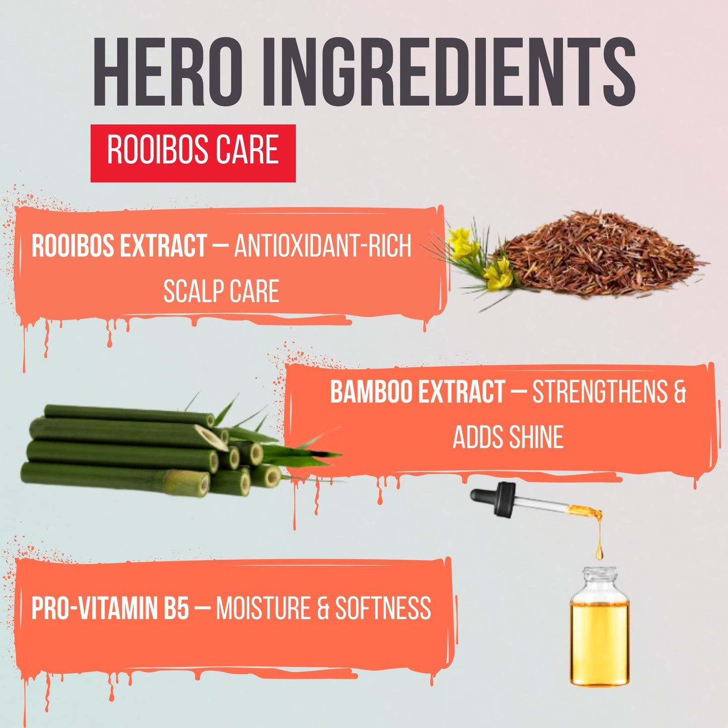 HK Rooibos Shampoo & Conditioner 1l Combo - Scalp Balance & Moisture