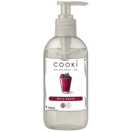 Cooki Pre Wax Lotion - Gel Berry Coulis 250ml