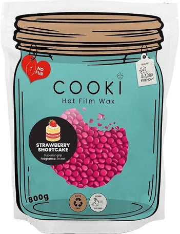 Cooki Hot Film Wax Strawberry Shortcake 800g Bag