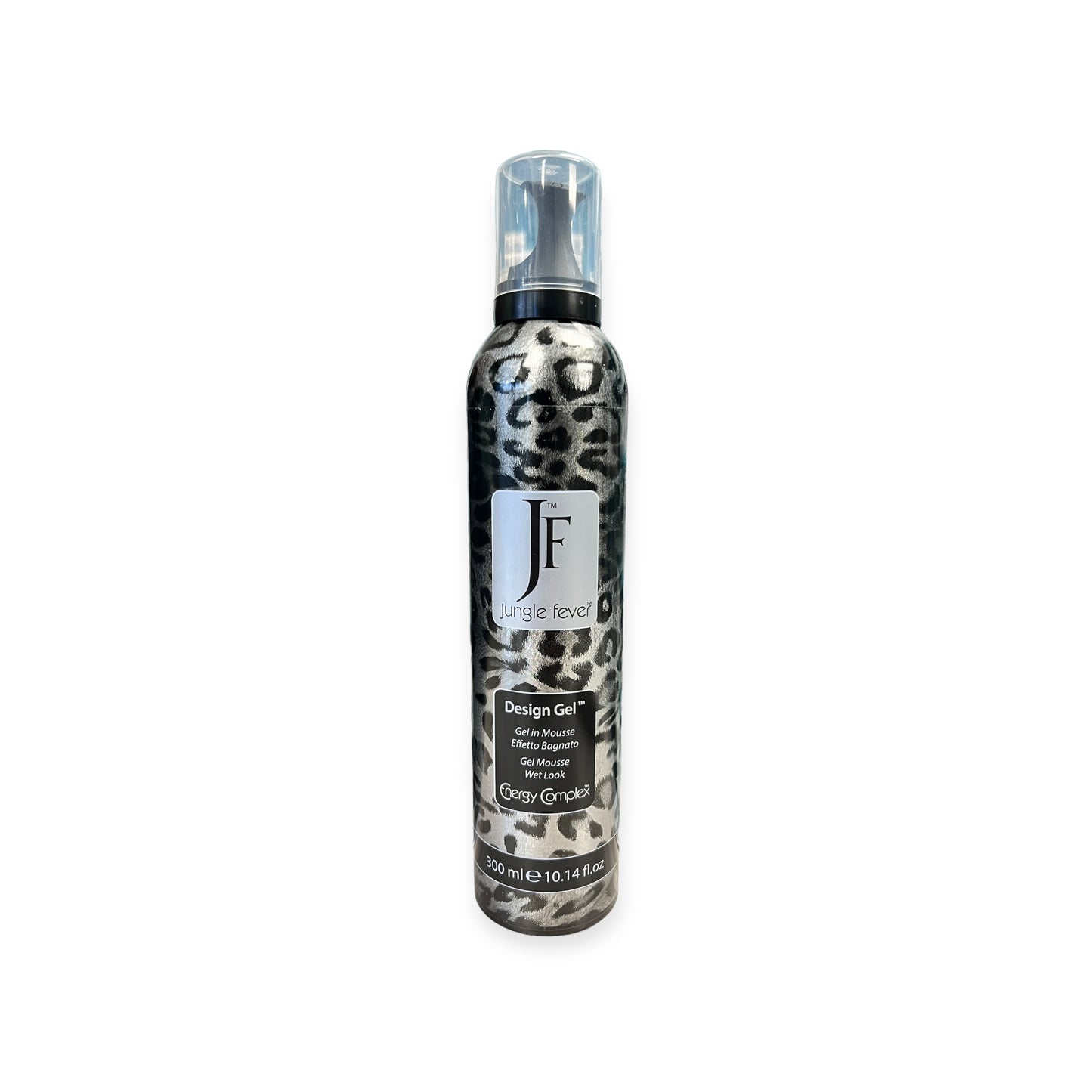 Jungle Fever Design Gel for structured styling, providing a firm hold and professional wet-look finish.