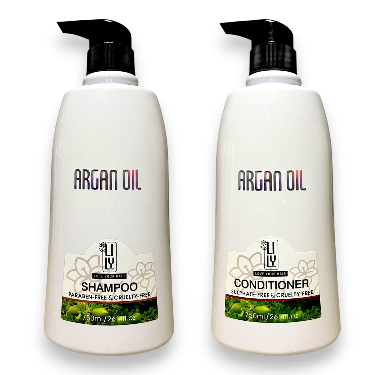 Moroccan Argan Oil Twin Pack – Shampoo 750ml & Conditioner 750ml