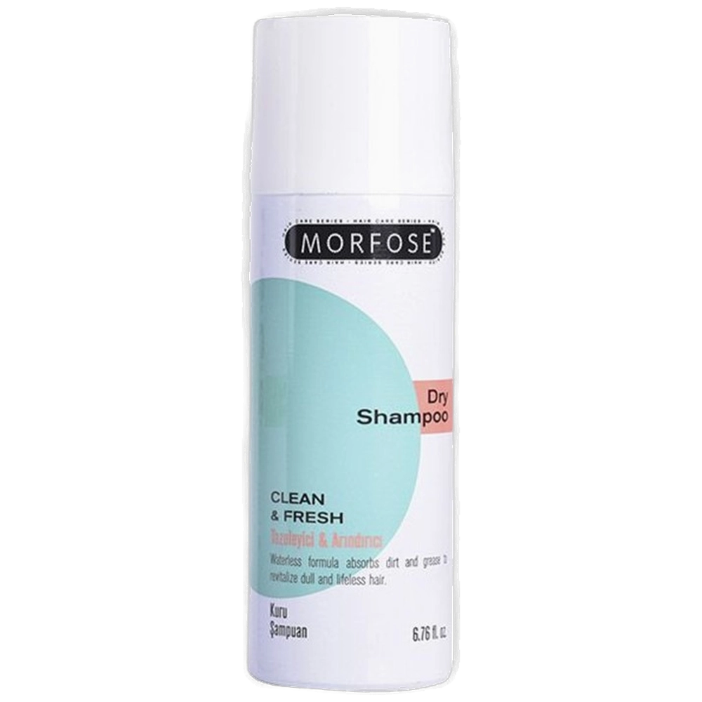 Morfose Dry Shampoo Clean and Fresh 200ml | Instant Oil Absorber & Volumizer