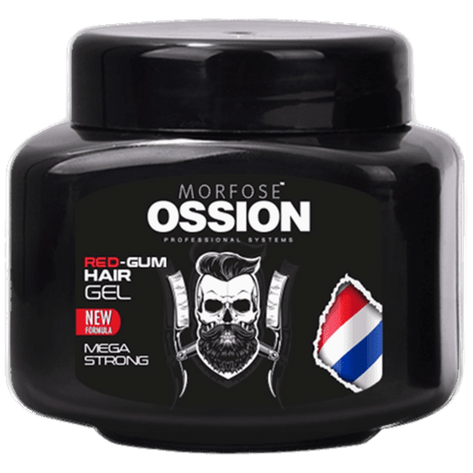 OSSION P.B.L. Mega Strong Hair Gel Red Gum 300ml | Maximum Hold Styling Gel